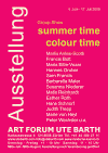 Plakat Art Forum Ute Barth SUMMER TIME COLOUR TIME 2009