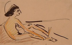 Ernst-Ludwig Kirchner "Fränzi" 1909/10