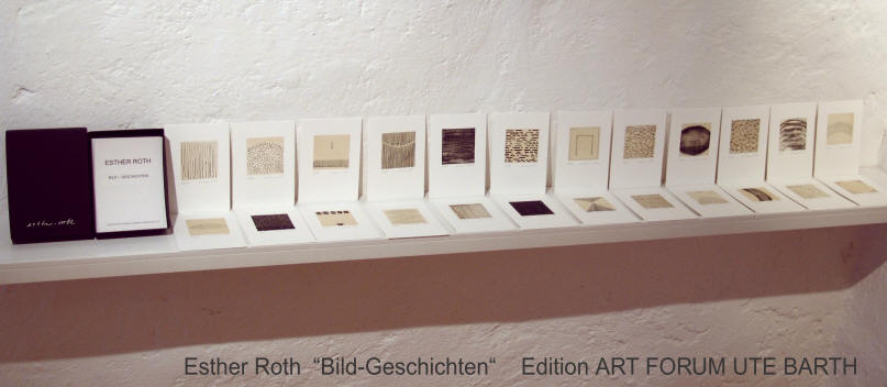 Esther Roth BILD-GESCHICHTEN 24 Original-Lithografien, signiert und nummeriert. Edition ART FORUM UTE BARTH, Zrich