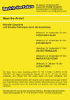 Meet the Artist - in der Galerie ART FORUM UTE BARTH Zürich - Künstler führen selbst durch die Ausstellung - Aktuelle Termine
